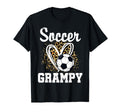 Soccer Grampy Leopard Heart Matching T-Shirt - Unique Graphic for Adults - T-Shirt, Sweatshirt, Hoodie
