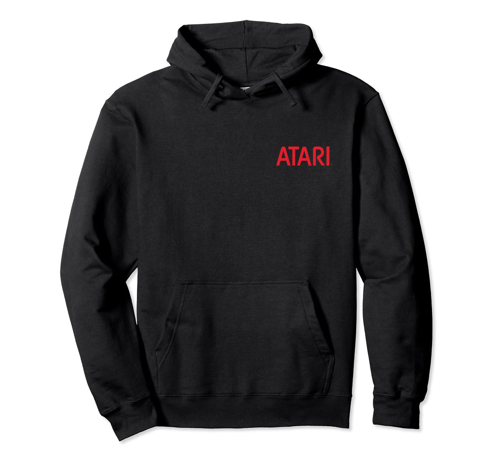 Atari Gaming Red Arcade Fun Hoodie - Graphic Print Men Women - T-Shirt, Sweatshirt, Hoodie