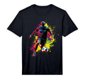 Colorful Soccer Player Mens T-Shirt - Casual Everyday Wear for Adults - T-Shirt, Sweatshirt, Hoodie