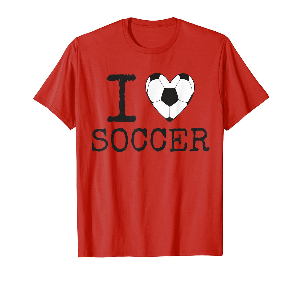 I Heart Soccer T-Shirt - Unique Graphic Men Women - T-Shirt, Sweatshirt, Hoodie