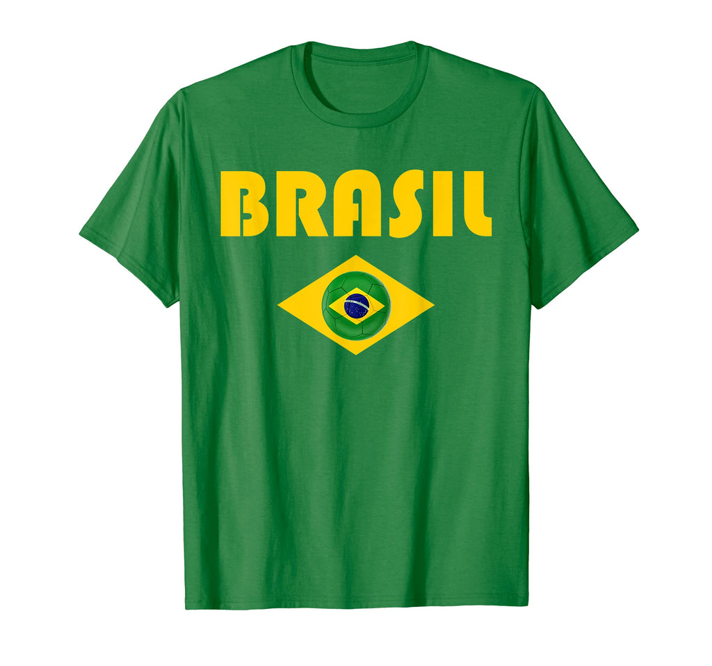 Brasil Fan Brazil Soccer Brazilian Flag T-Shirt - Novelty Apparel Unisex - T-Shirt, Sweatshirt, Hoodie