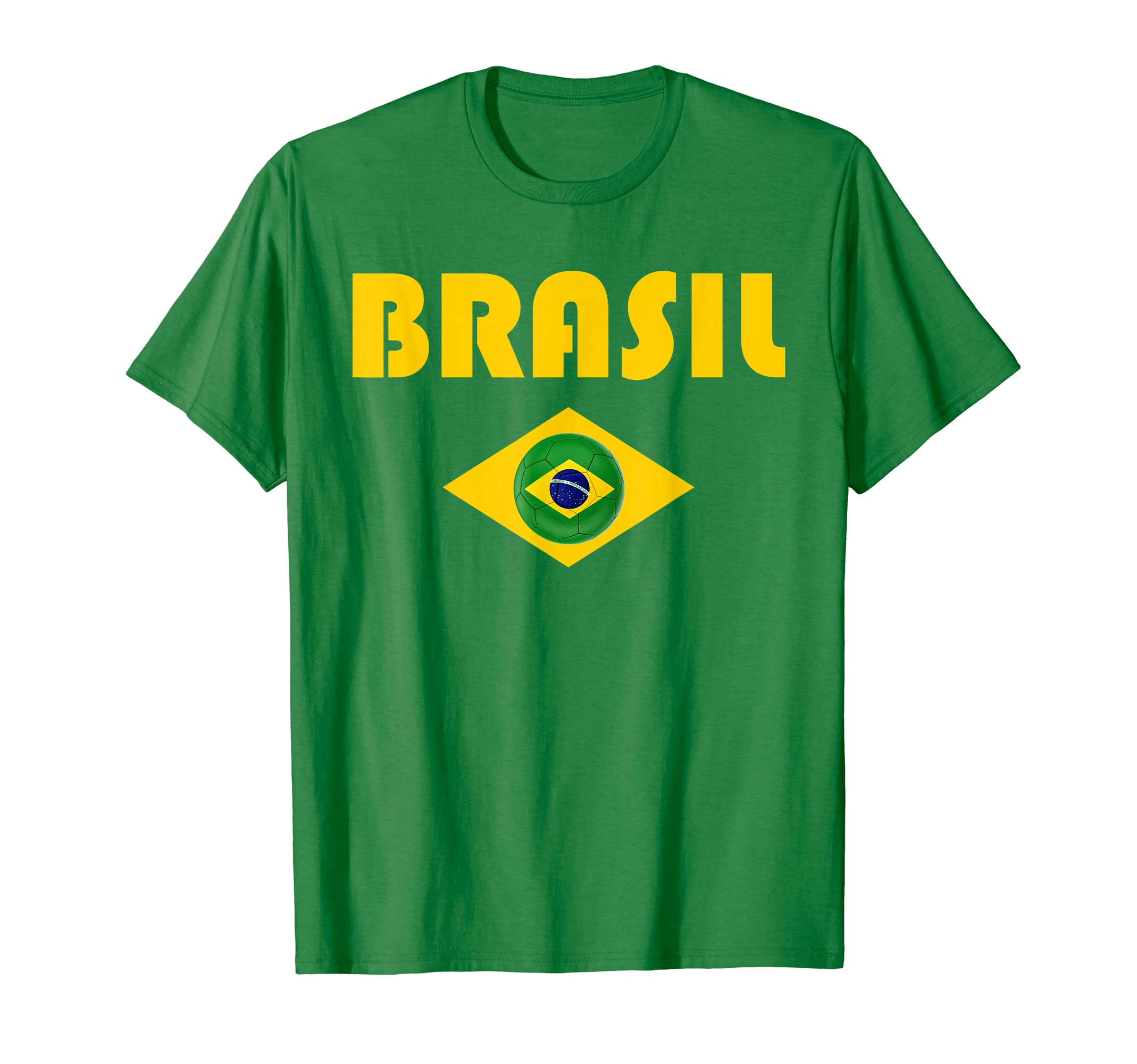 Brasil Fan Brazil Soccer Brazilian Flag T-Shirt - Novelty Apparel Unisex - T-Shirt, Sweatshirt, Hoodie