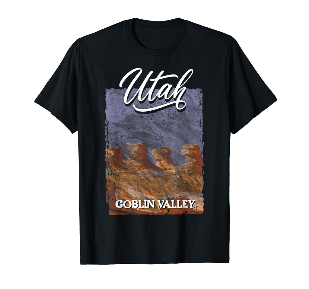 Goblin Valley Utah Beehive State T-Shirt - Fun Novelty Design Unisex - T-Shirt, Sweatshirt, Hoodie
