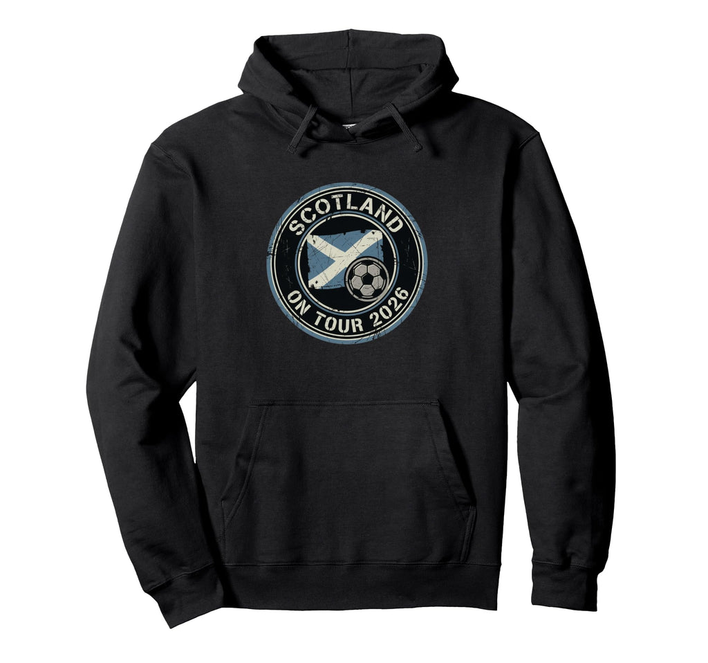 Scotland Tour 2026 Football Fan Distressed Hoodie - Graphic Print Men Women - T-Shirt, Sweatshirt, Hoodie