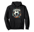 Soccer Papa Family Matching Dad Fathers Hoodie - Minimalist Print Unisex - T-Shirt, Sweatshirt, Hoodie