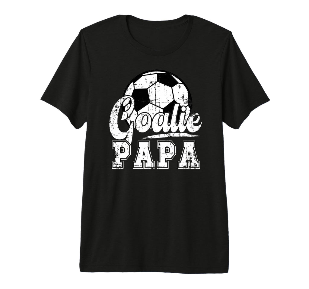 Mens Soccer Goalie Papa Grandpa T-Shirt - Fun Novelty Design for Adults - T-Shirt, Sweatshirt, Hoodie