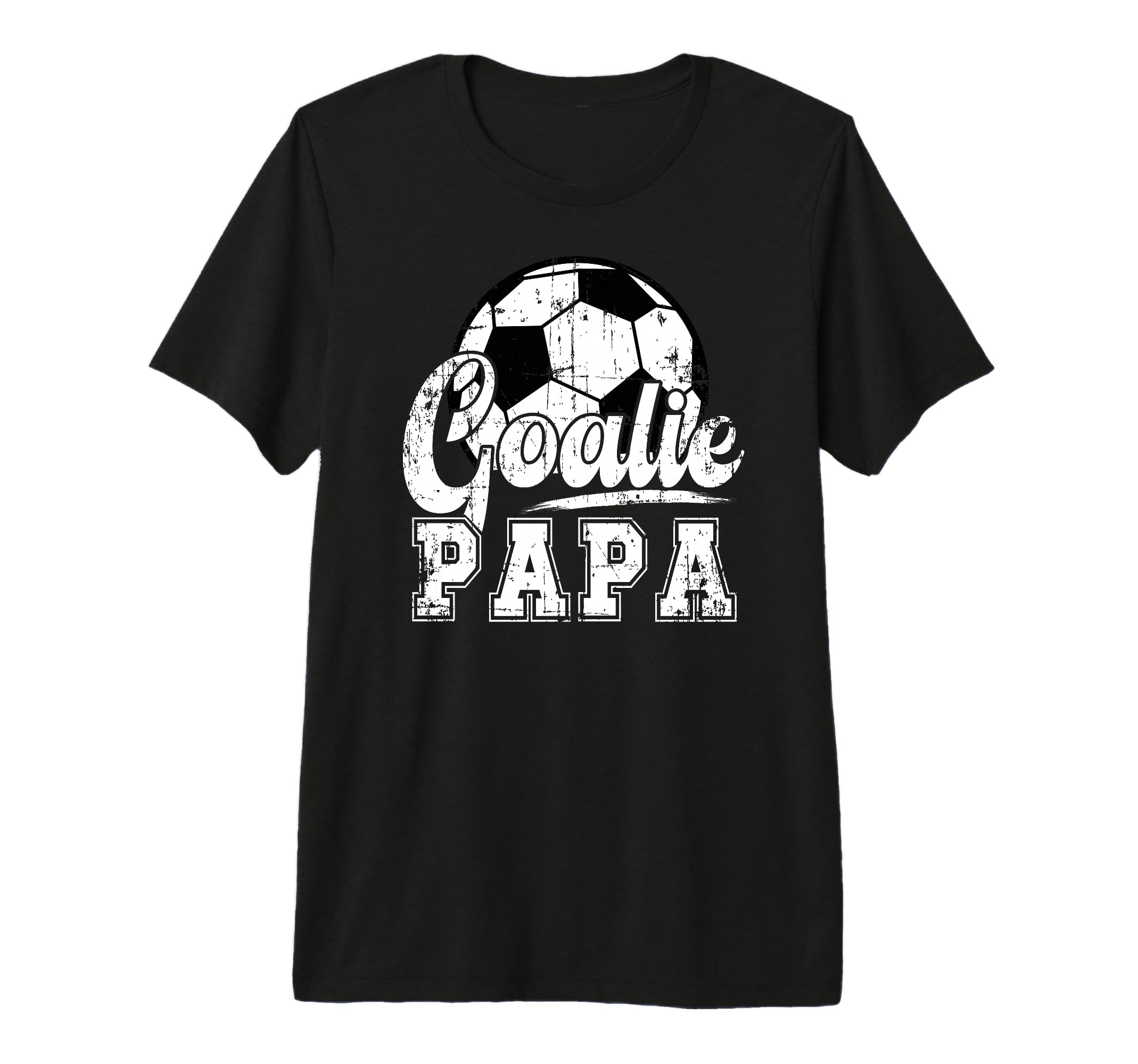 Mens Soccer Goalie Papa Grandpa T-Shirt - Fun Novelty Design for Adults - T-Shirt, Sweatshirt, Hoodie