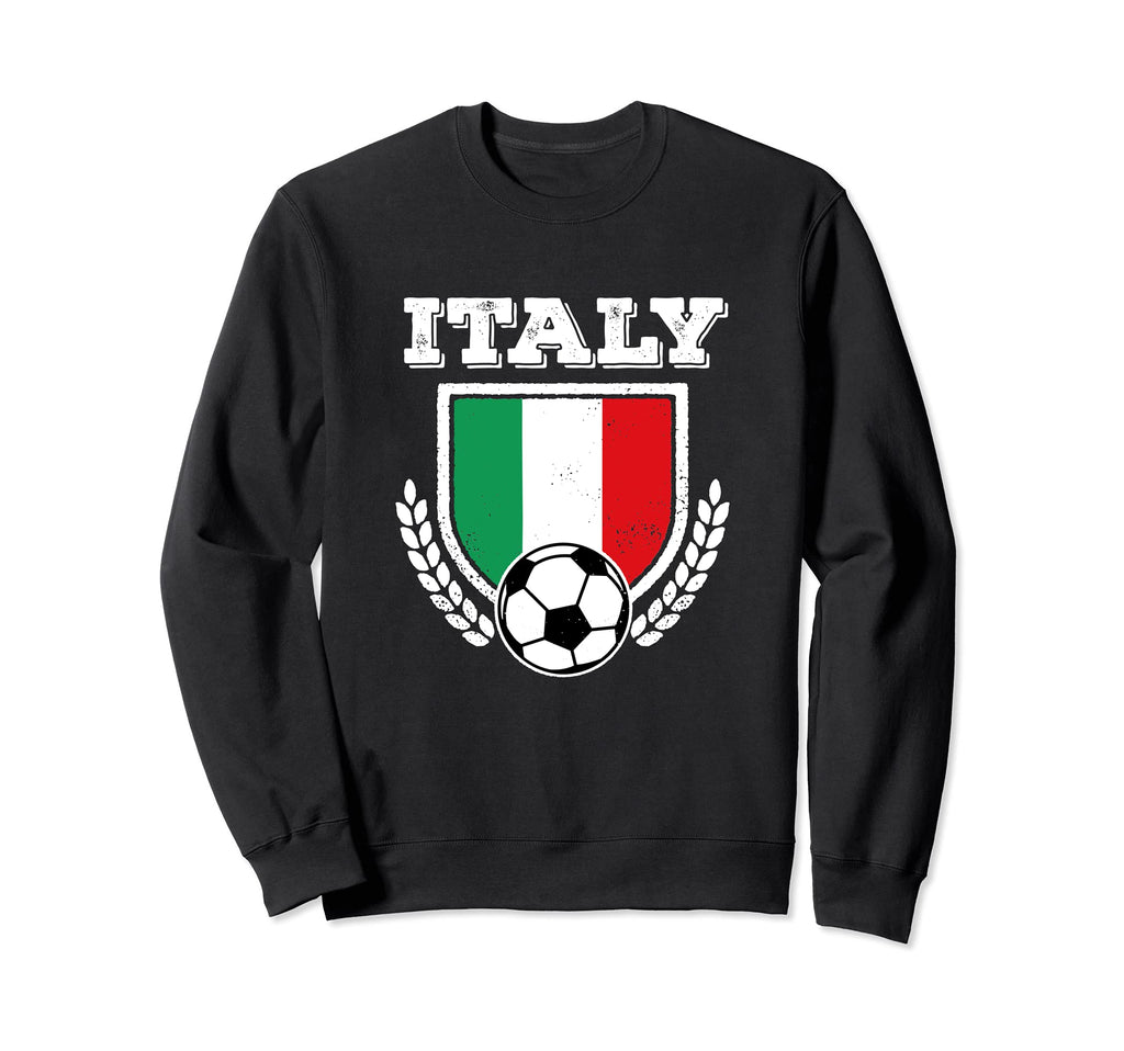 Italy Soccer Football Team Flag Sweatshirt - Aesthetic Graphic Men Women - T-Shirt, Sweatshirt, Hoodie