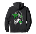 Messy Bun Hair Brazilian Soccer Brazil Hoodie - Unique Graphic Men Women - T-Shirt, Sweatshirt, Hoodie
