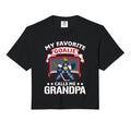 My Favorite Goalie Calls Me Grandpa Hoodie - Aesthetic Graphic Unisex - T-Shirt, Sweatshirt, Hoodie