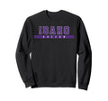 Idaho Soccer Purple Text Sweatshirt - Trendy Graphic for Adults - T-Shirt, Sweatshirt, Hoodie