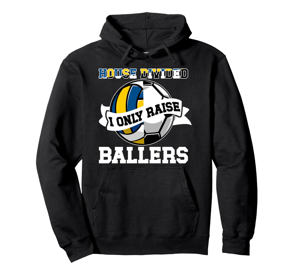 House Divided I Only Raise Ballers Hoodie - Streetwear Style Unisex - T-Shirt, Sweatshirt, Hoodie