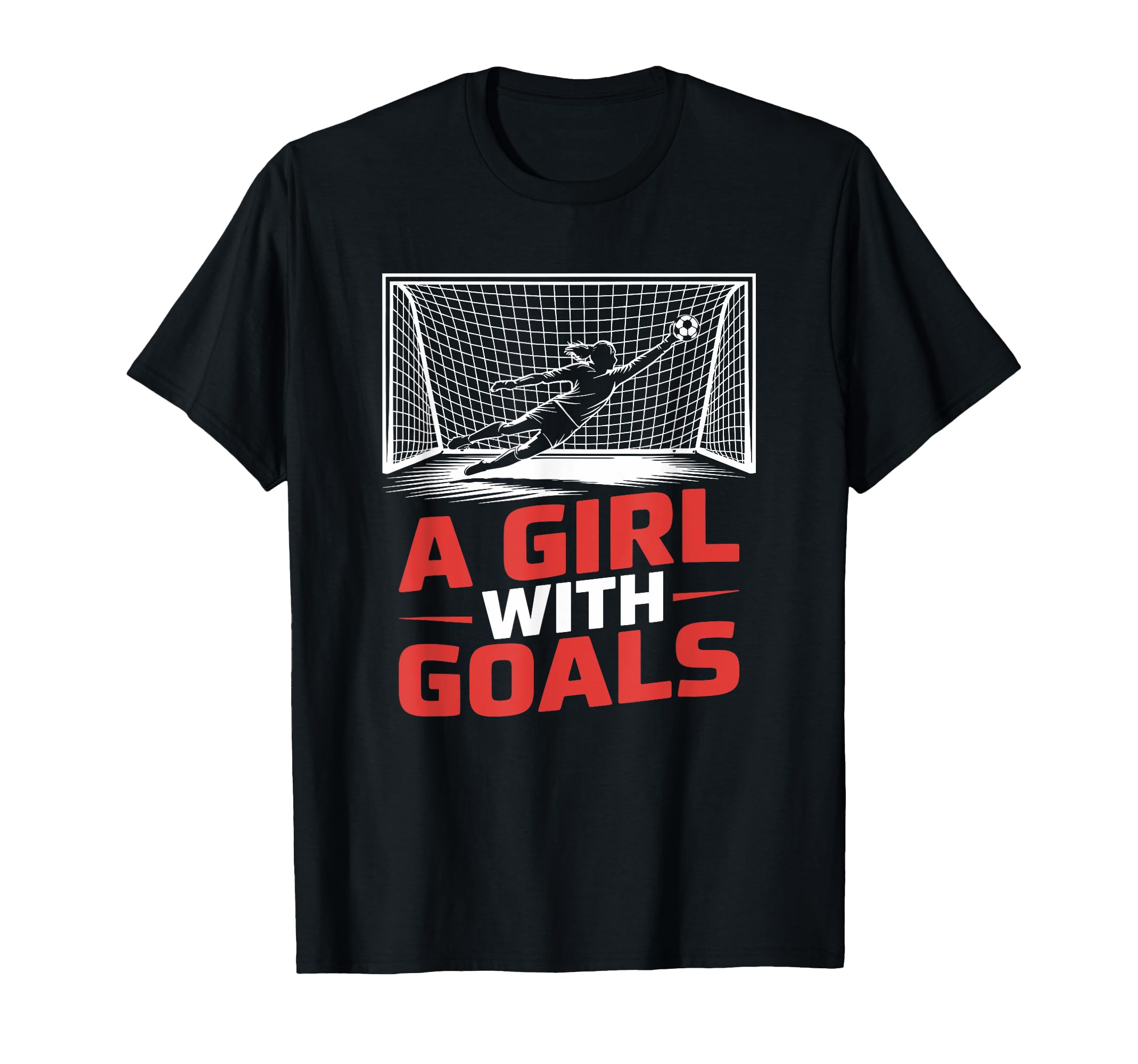 Goal Keeper Designs Soccer Lover Player T-Shirt - Graphic Print Unisex - T-Shirt, Sweatshirt, Hoodie