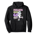 60Th Birthday Roller Skate Party Unicorn Hoodie - Graphic Print for Adults - T-Shirt, Sweatshirt, Hoodie