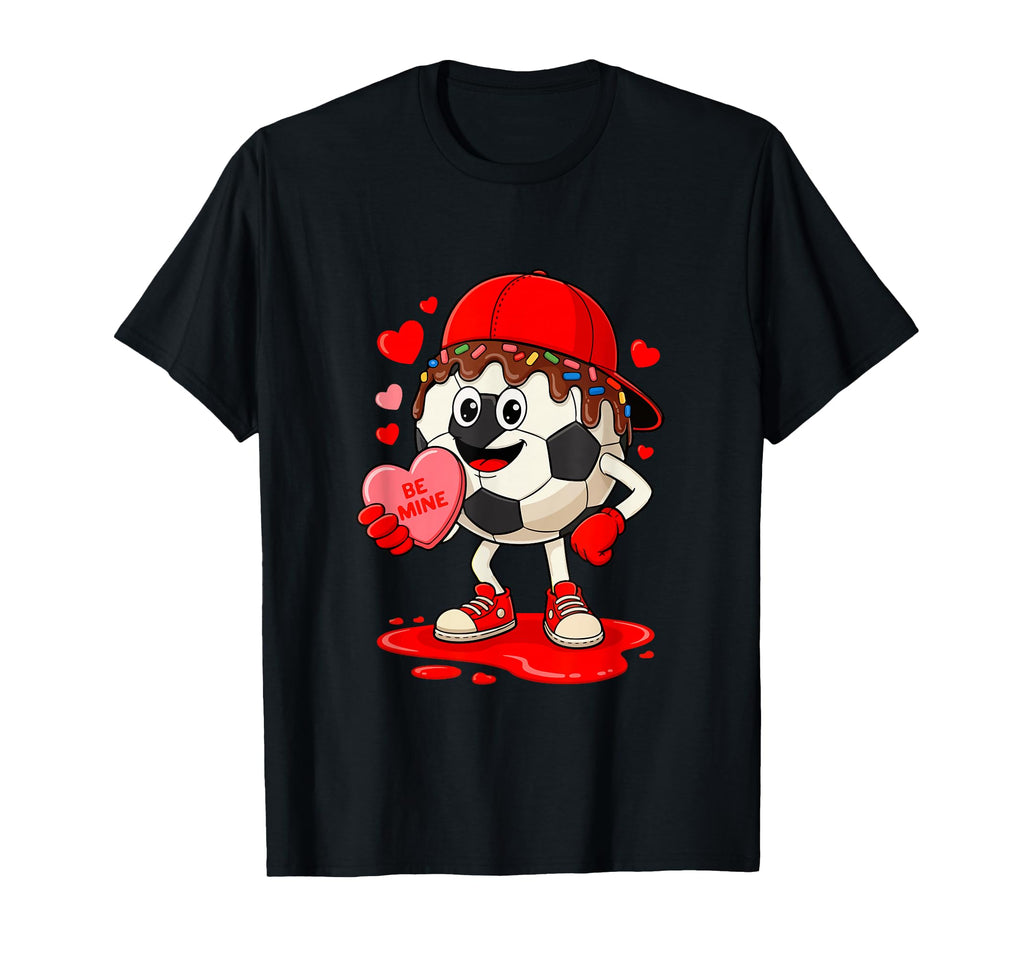 Soccer Equipment Player Valentine T-Shirt - Fun Novelty Design for Adults - T-Shirt, Sweatshirt, Hoodie