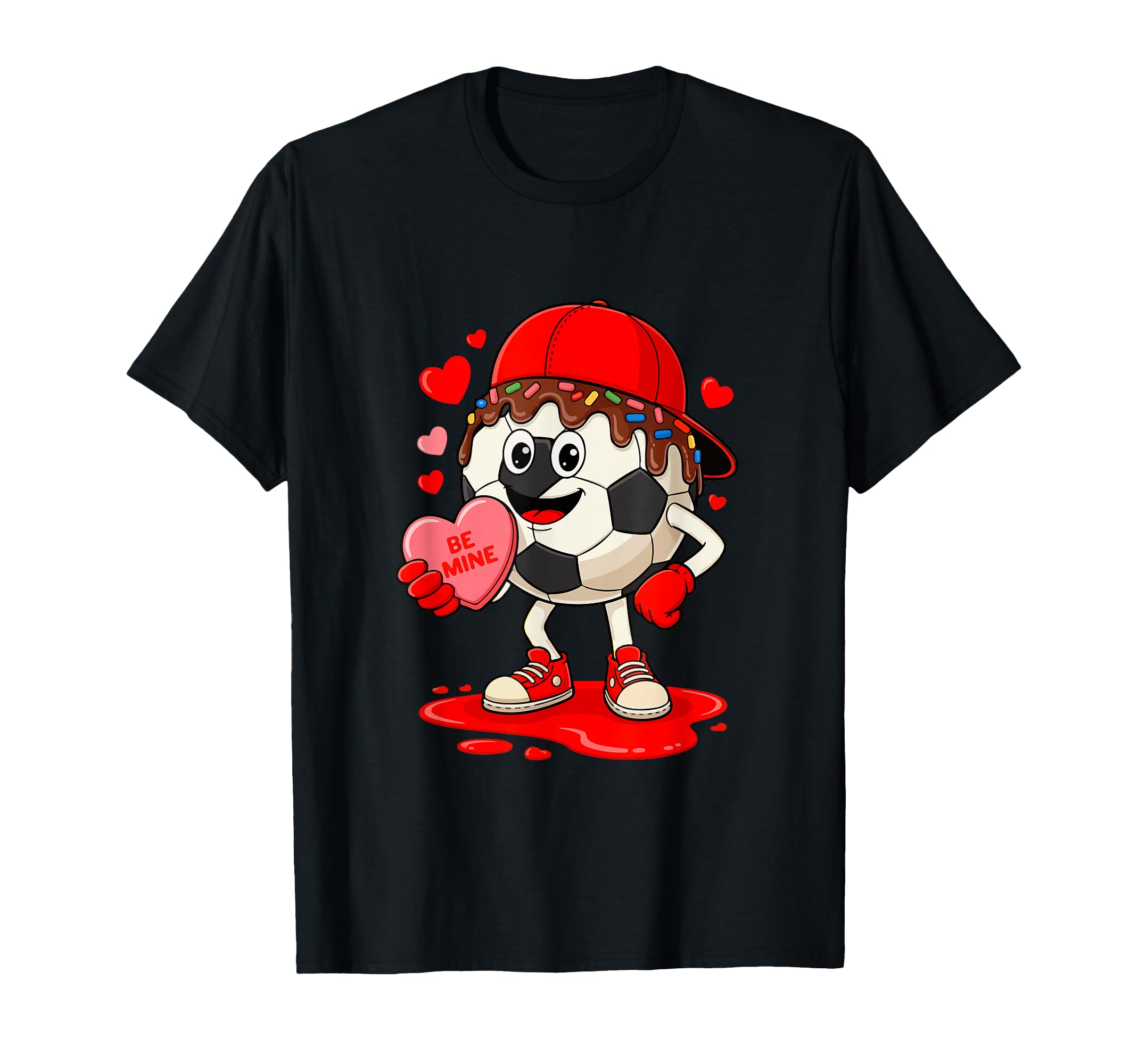 Soccer Equipment Player Valentine T-Shirt - Fun Novelty Design for Adults - T-Shirt, Sweatshirt, Hoodie