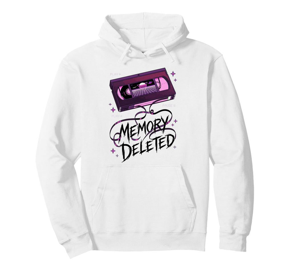 Memory Deleted Funny Cassette Tape Hoodie - Aesthetic Graphic Unisex - T-Shirt, Sweatshirt, Hoodie