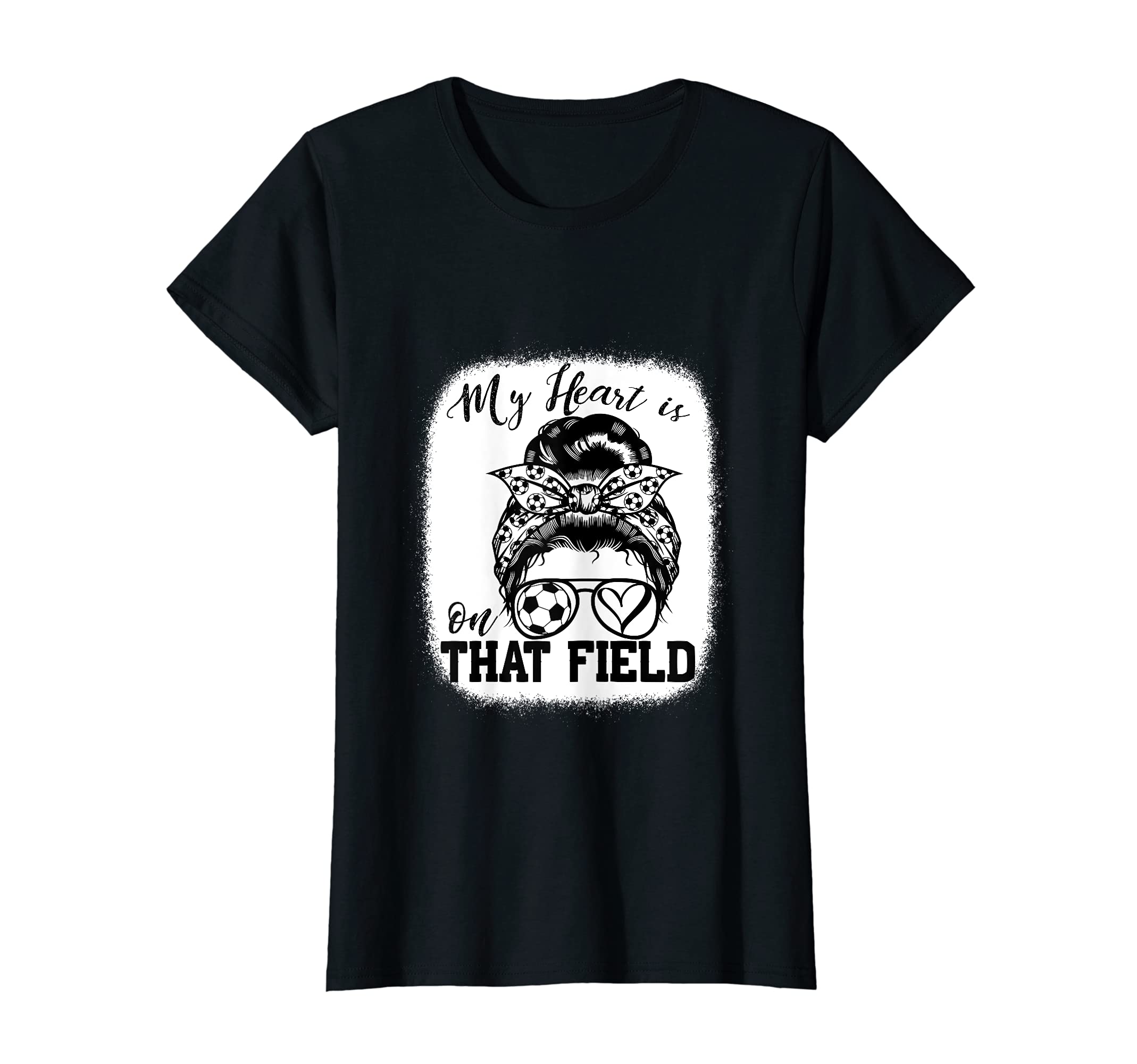 Womens My Heart Is That Field T-Shirt - Casual Everyday Wear for Adults - T-Shirt, Sweatshirt, Hoodie
