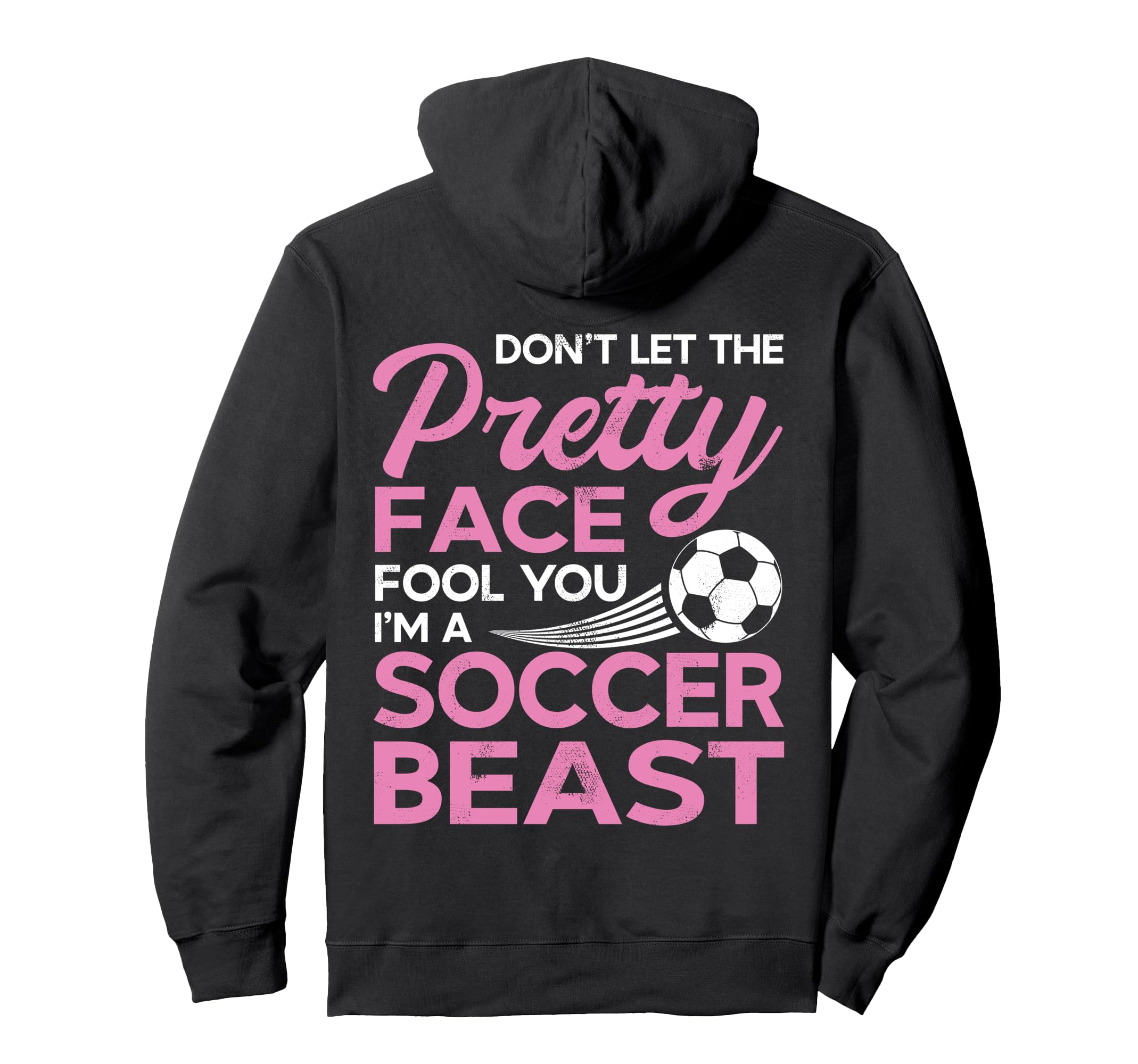 Funny Soccer Player Pretty Face Hoodie - Trendy Graphic Men Women - T-Shirt, Sweatshirt, Hoodie