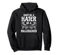 Distressed Funny Roller Skate Roller Hoodie - Fun Novelty Design Unisex - T-Shirt, Sweatshirt, Hoodie