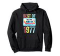 Best 1977 Cassette Tape Hoodie - Unique Graphic for Adults - T-Shirt, Sweatshirt, Hoodie
