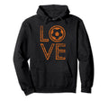Love Soccer European Football Outline Hoodie - Aesthetic Graphic for Adults - T-Shirt, Sweatshirt, Hoodie