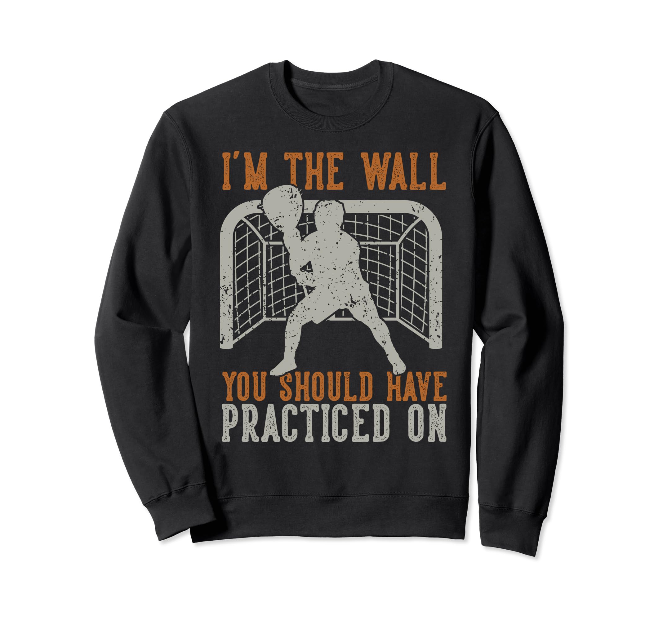 Lax Goalie Sport Lacrosse Goalkeeper Sweatshirt - Minimalist Print Unisex - T-Shirt, Sweatshirt, Hoodie