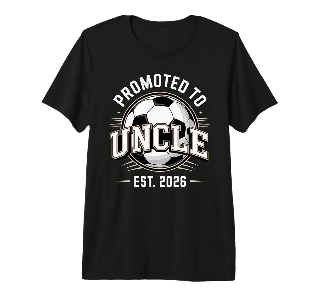 Mens Promoted To Uncle Est 2026 T-Shirt - Minimalist Print for Adults - T-Shirt, Sweatshirt, Hoodie