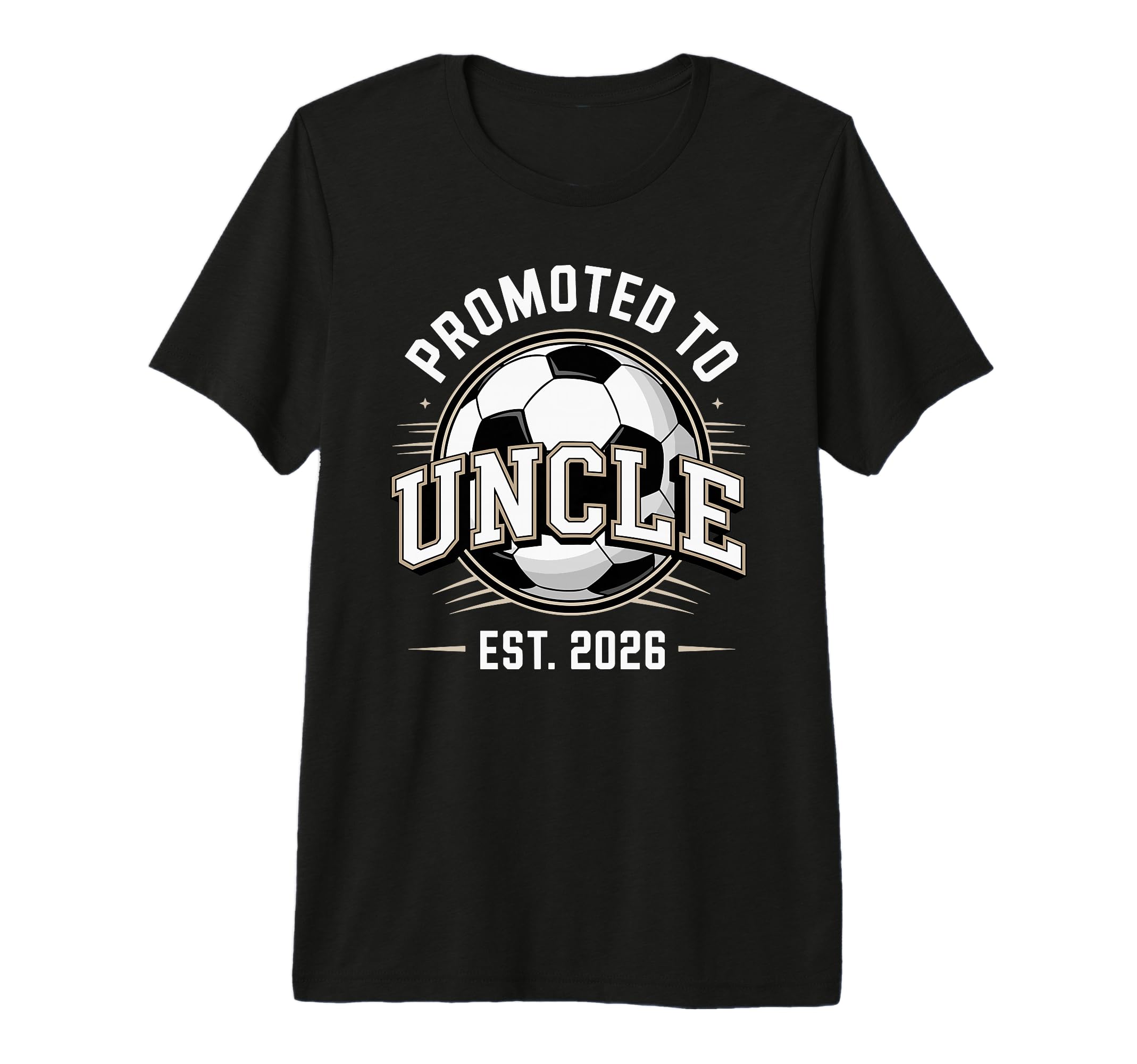 Mens Promoted To Uncle Est 2026 T-Shirt - Minimalist Print for Adults - T-Shirt, Sweatshirt, Hoodie