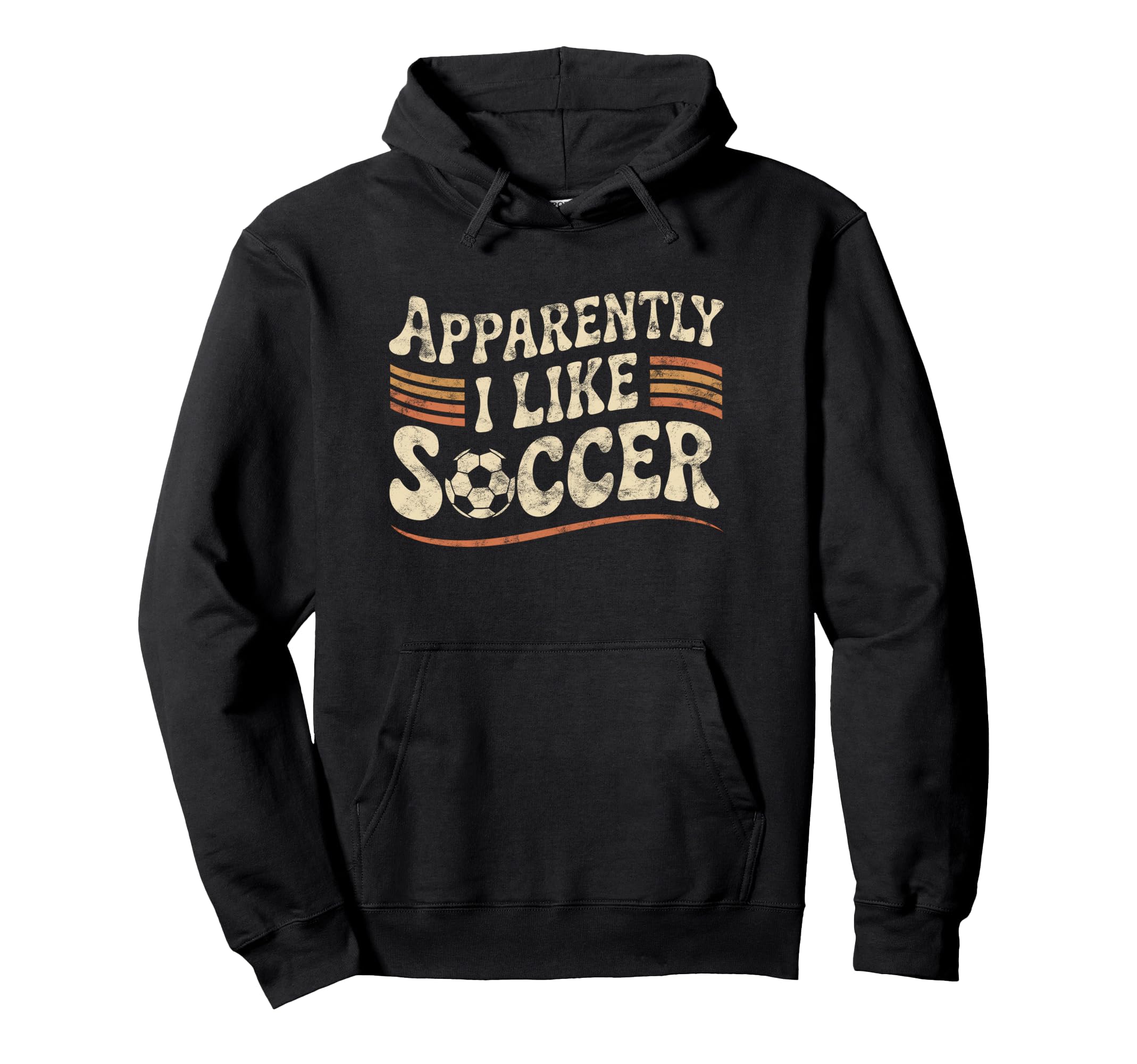 Apparently I Like Soccer Game Day Mom Hoodie - Casual Everyday Wear Unisex - T-Shirt, Sweatshirt, Hoodie