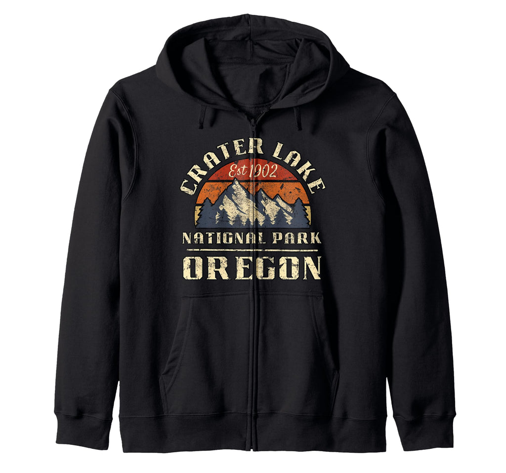Crater Lake National Park Oregon Usa Hoodie - Minimalist Print Men Women - T-Shirt, Sweatshirt, Hoodie