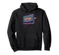 Colorful Line Art Cassette Player Hoodie - Aesthetic Graphic Men Women - T-Shirt, Sweatshirt, Hoodie