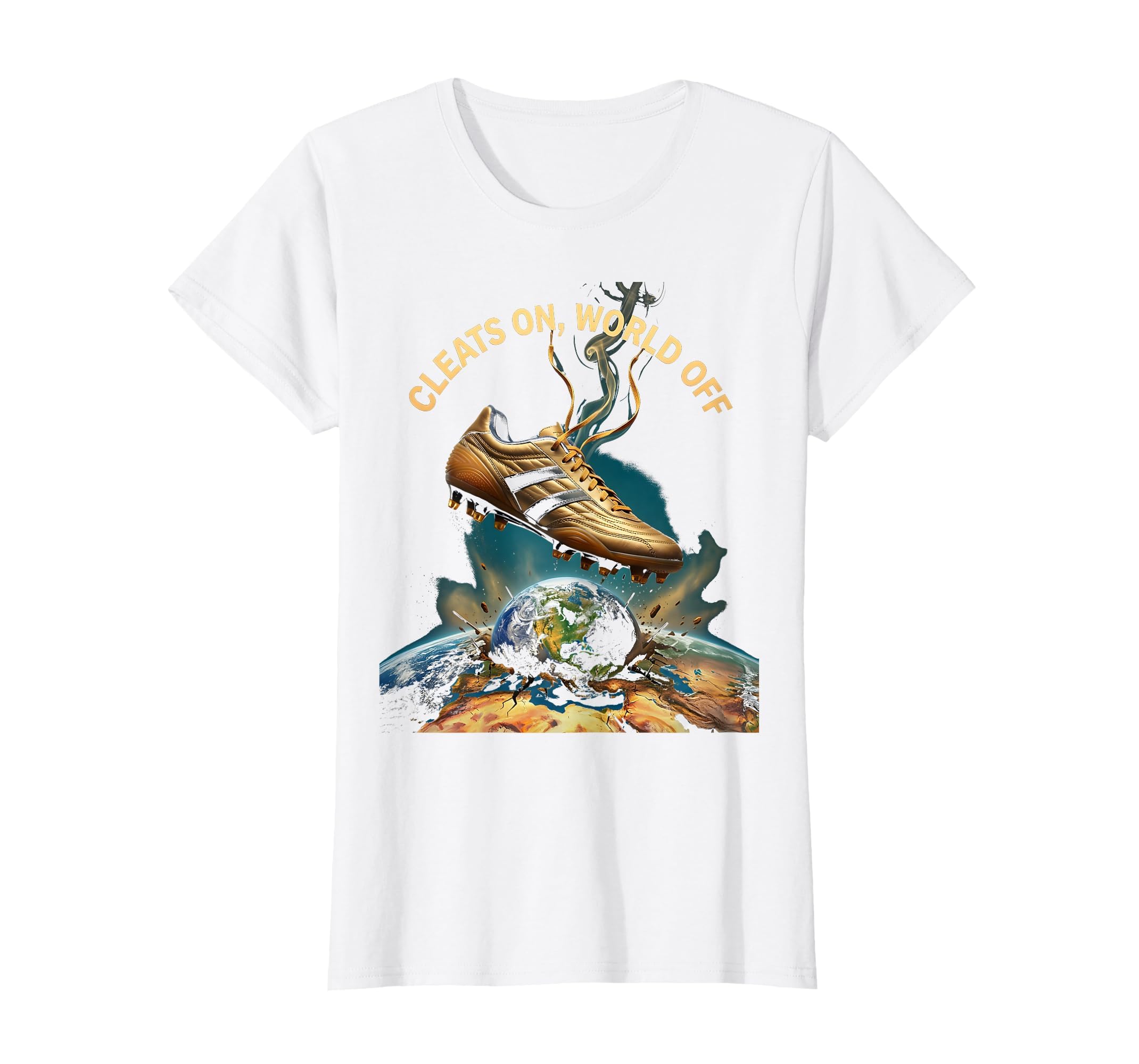 Cleats World Off Soccer T-Shirt - Graphic Print Unisex - T-Shirt, Sweatshirt, Hoodie