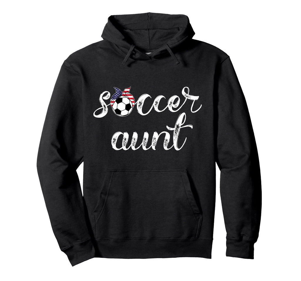 Aunties Womens Soccer Players Teams Flag Hoodie - Unique Graphic Men Women - T-Shirt, Sweatshirt, Hoodie