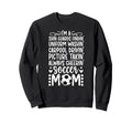 Im Soccer Mom Soccer Player Mama Sweatshirt - Minimalist Print Unisex - T-Shirt, Sweatshirt, Hoodie