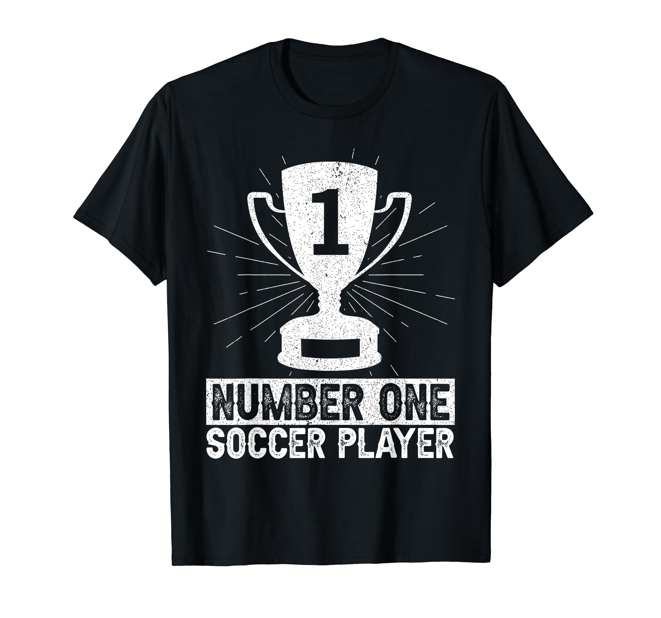 Number One Soccer Player Goalkeeper Goalie T-Shirt - Novelty Apparel Unisex - T-Shirt, Sweatshirt, Hoodie