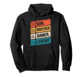 Son Brother Gamer Legend Video Game Hoodie - Novelty Apparel for Adults - T-Shirt, Sweatshirt, Hoodie