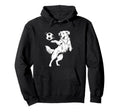 Happy Dog Playing Soccer Funny Sports Art Hoodie - Novelty Apparel Unisex - T-Shirt, Sweatshirt, Hoodie