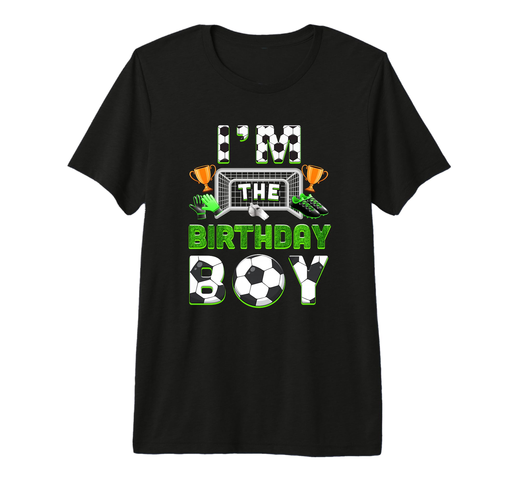 Im Birthday Soccer Family Matching T-Shirt - Aesthetic Graphic for Adults - T-Shirt, Sweatshirt, Hoodie