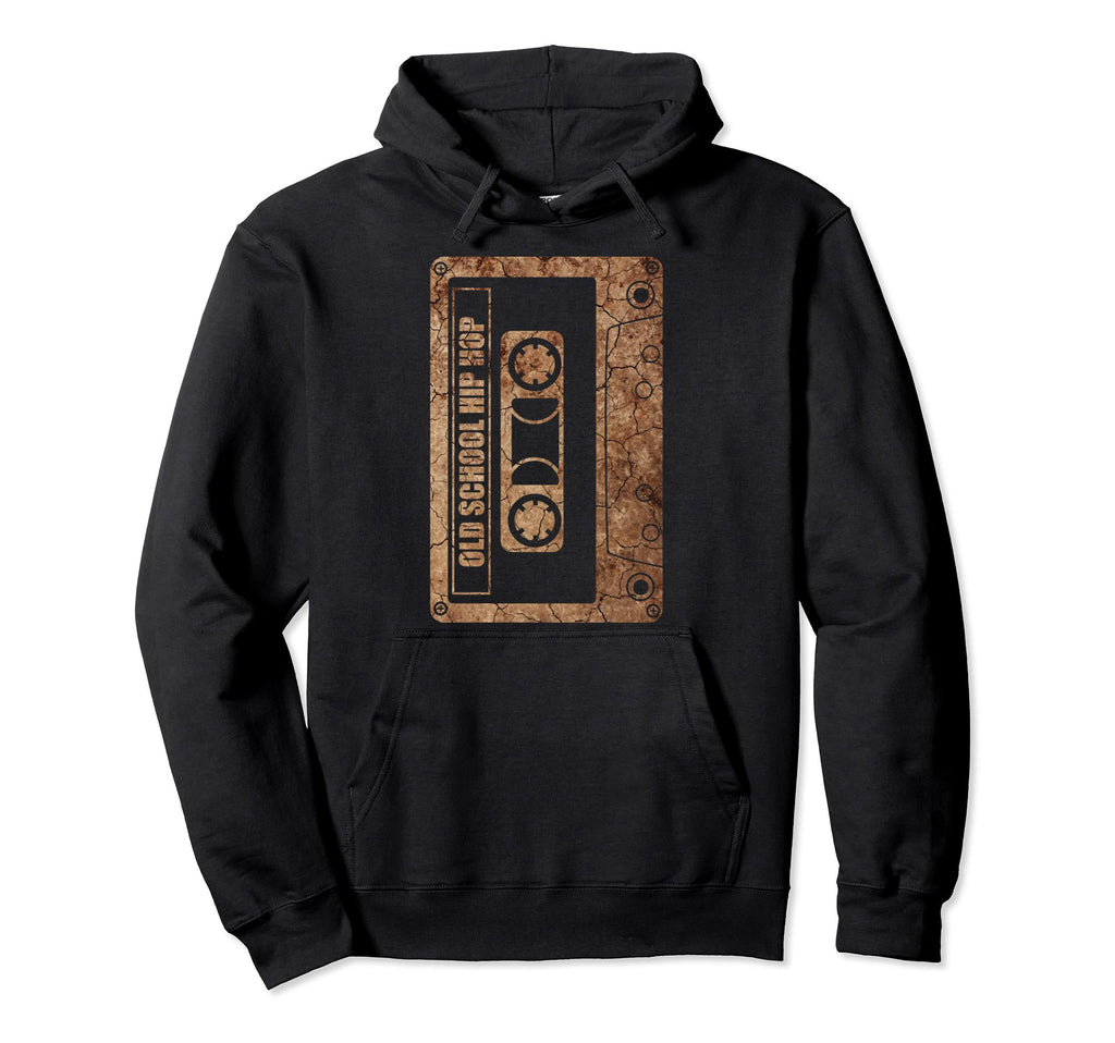 Cassette Tape Old School Hip Hop Rap Hoodie - Casual Everyday Wear Unisex - T-Shirt, Sweatshirt, Hoodie