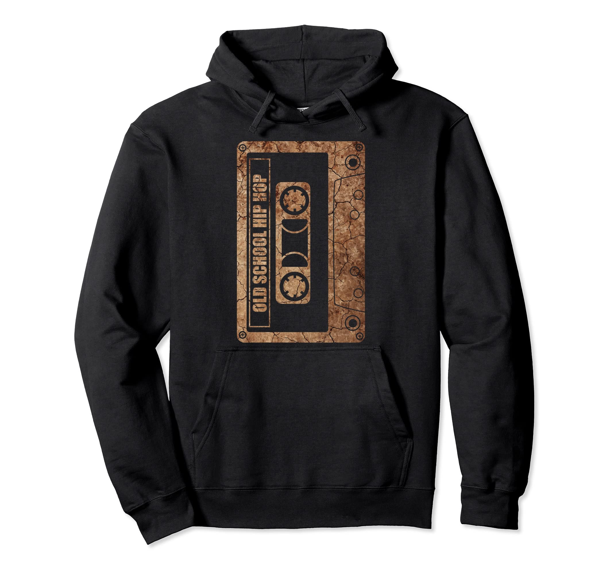 Cassette Tape Old School Hip Hop Rap Hoodie - Casual Everyday Wear Unisex - T-Shirt, Sweatshirt, Hoodie