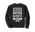 Little Brother Hockey Goalie Sweatshirt - Minimalist Print for Adults - T-Shirt, Sweatshirt, Hoodie