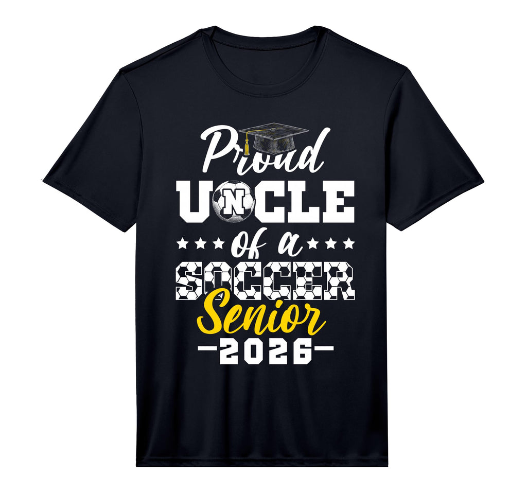 Proud Uncle Soccer Senior 2026 T-Shirt - Unique Graphic for Adults - T-Shirt, Sweatshirt, Hoodie