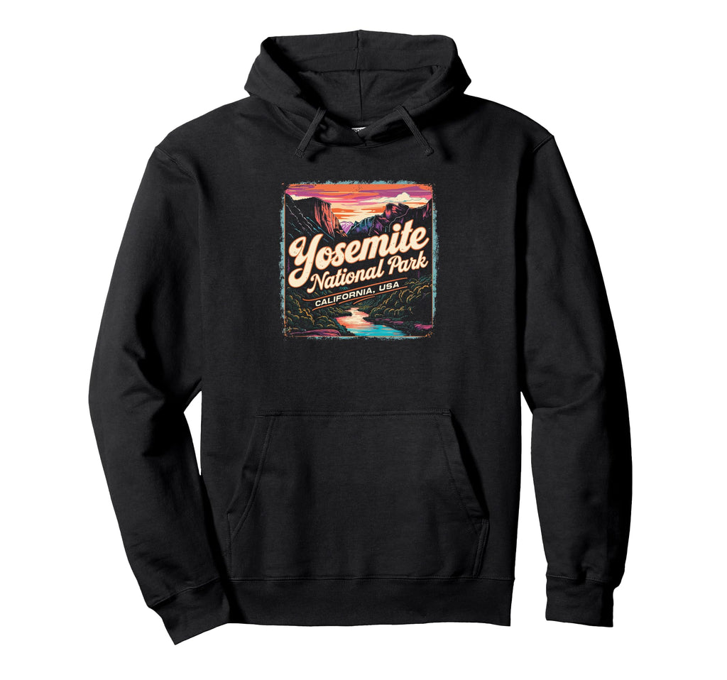 Yosemite National Park Sunsetnatural Hoodie - Minimalist Print Men Women - T-Shirt, Sweatshirt, Hoodie