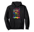 Dripping Paint Boombox Old School 80S Hoodie - Unique Graphic Men Women - T-Shirt, Sweatshirt, Hoodie