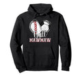 Ball Mawmaw Baseball Soccer Heart Mom Hoodie - Unique Graphic Men Women - T-Shirt, Sweatshirt, Hoodie