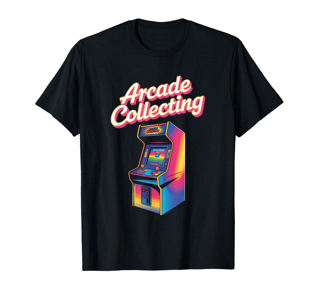Arcade Collecting Cabinet Rainbow T-Shirt - Aesthetic Graphic Men Women - T-Shirt, Sweatshirt, Hoodie