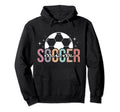 Soccer Mom Soccer Player Mama Boho Soccer Hoodie - Graphic Print Men Women - T-Shirt, Sweatshirt, Hoodie