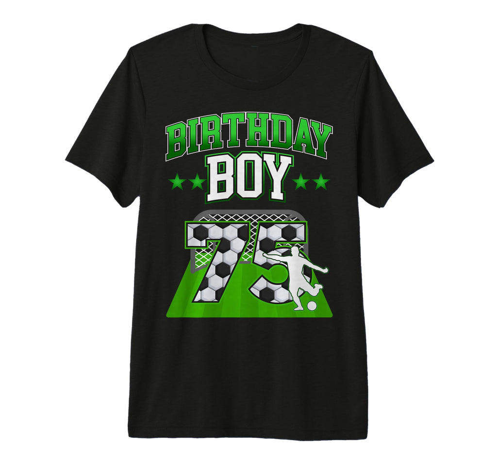 Soccer Themed Birthday Outfit 75 T-Shirt - Custom Art Print for Adults - T-Shirt, Sweatshirt, Hoodie