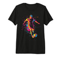 Ball Game Football Paint Splash Soccer T-Shirt - Unique Graphic for Adults - T-Shirt, Sweatshirt, Hoodie
